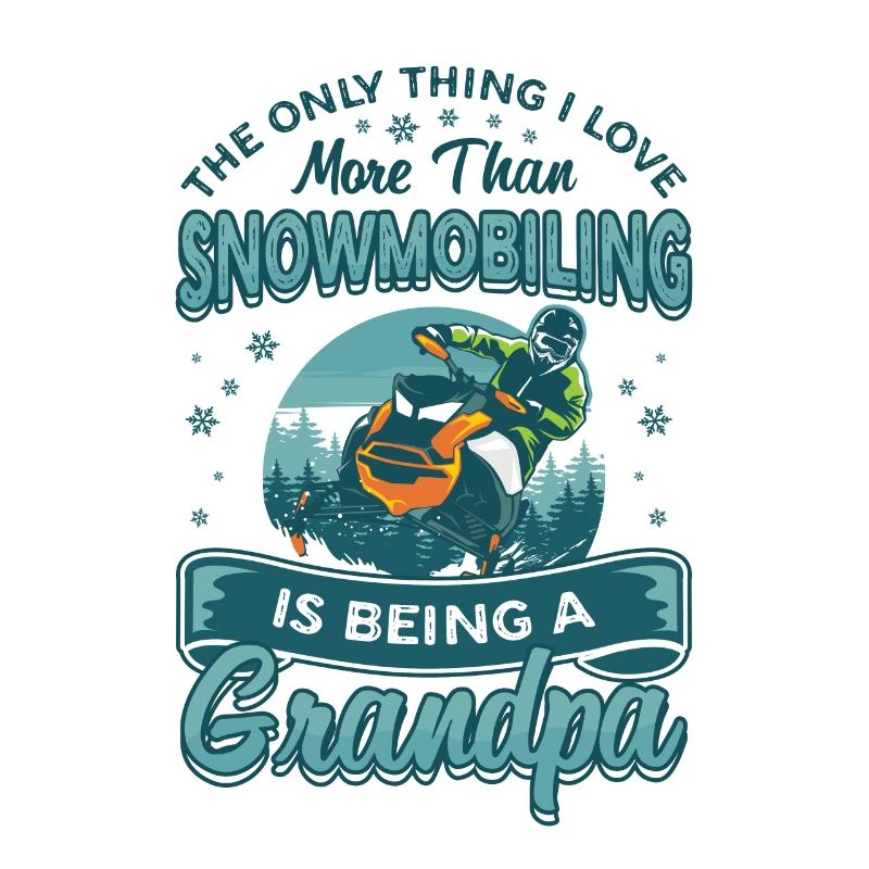 Snowmobiling, Grandpa, Snowmobile