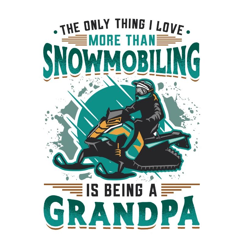 Snowmobiling, Grandpa, Snowmobile
