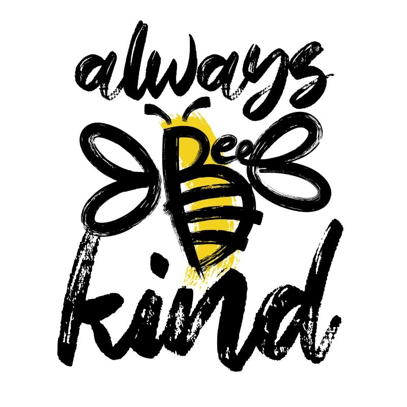 Always Be Nice - Abeille - Abstrait - Art graphique