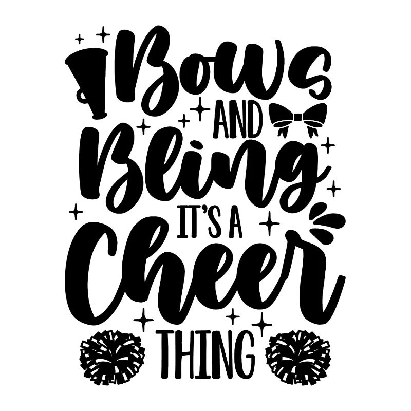 Bows And Bling It’s A Cheer Squad Cheerleader