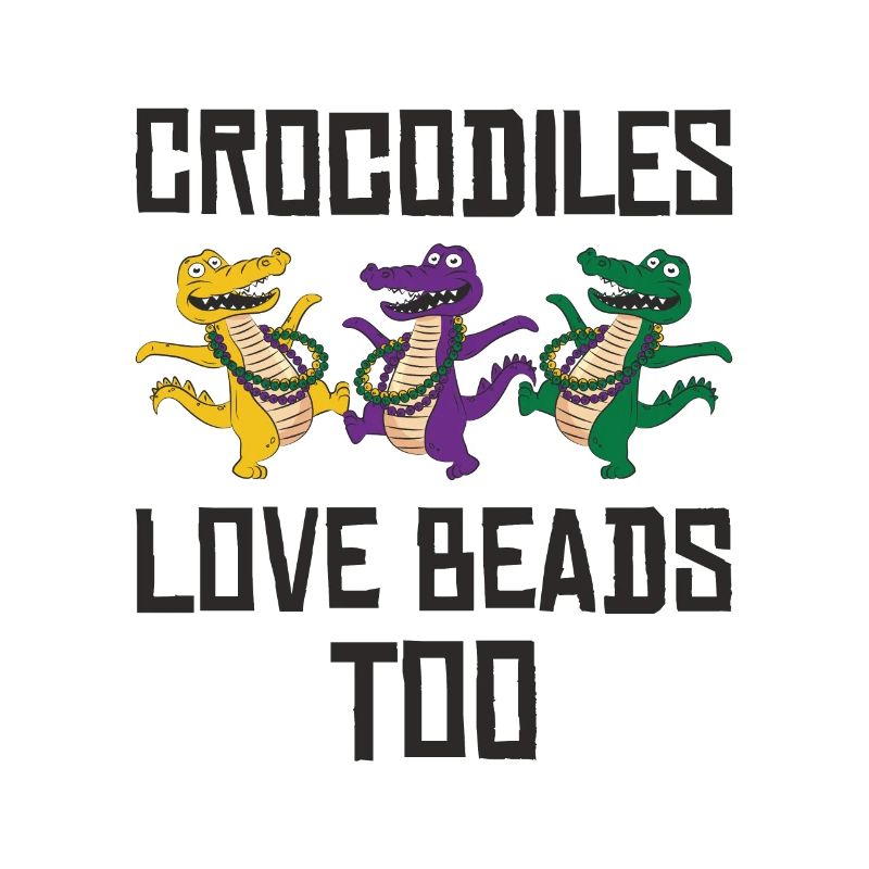 Mardi Gras Carnaval Crocodile Perles Faune