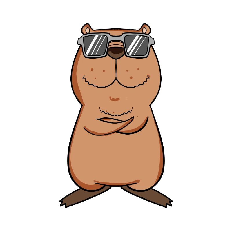cooles Capybara