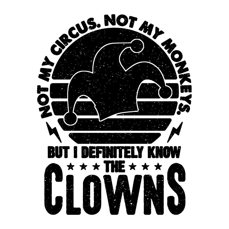 Pas mon cirque Pas mon personnel de cirque Clowns de cirque