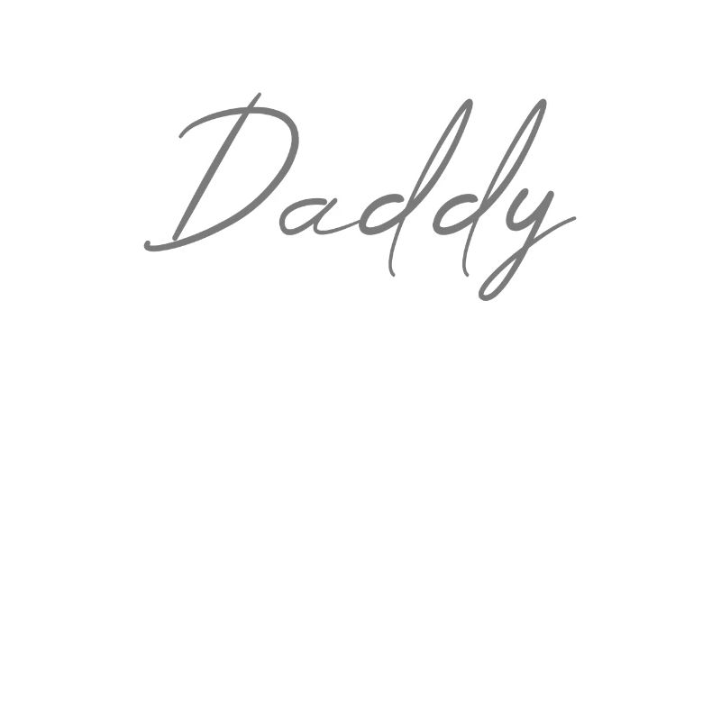 Daddy lettering