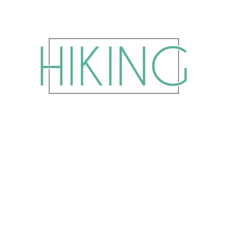 Hiking lettering