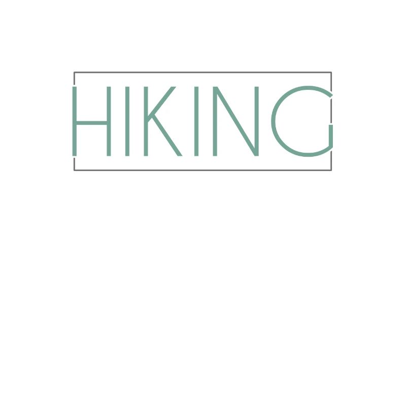 Hiking lettering