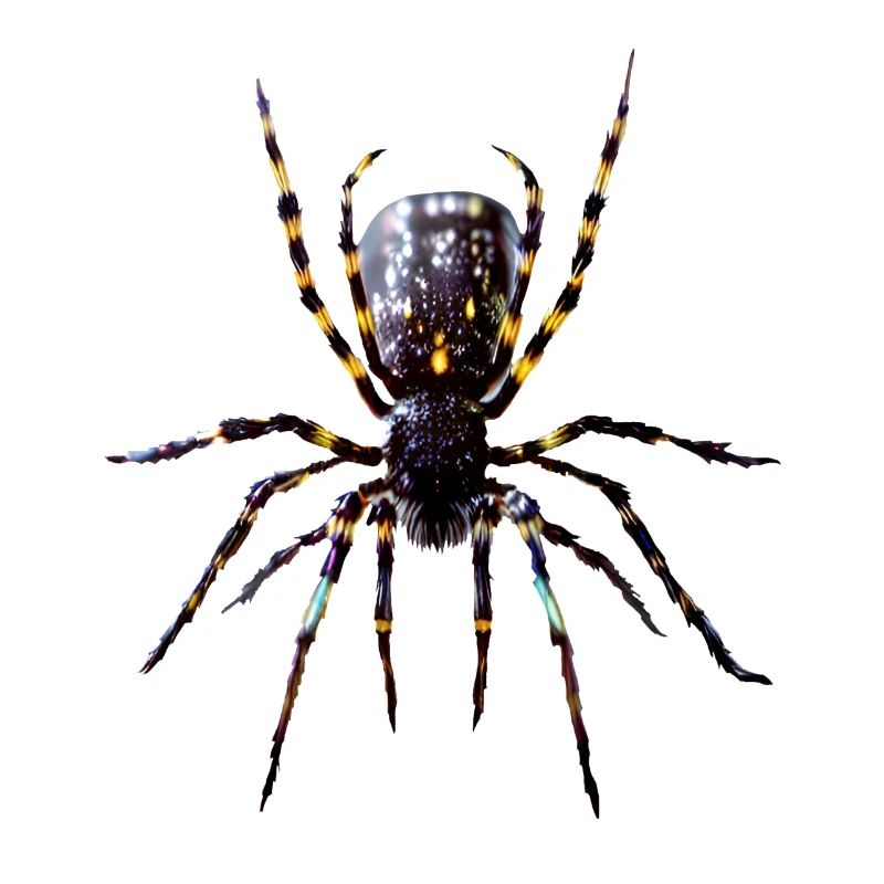 Tarentule Araignée Tarentule à genoux rouges