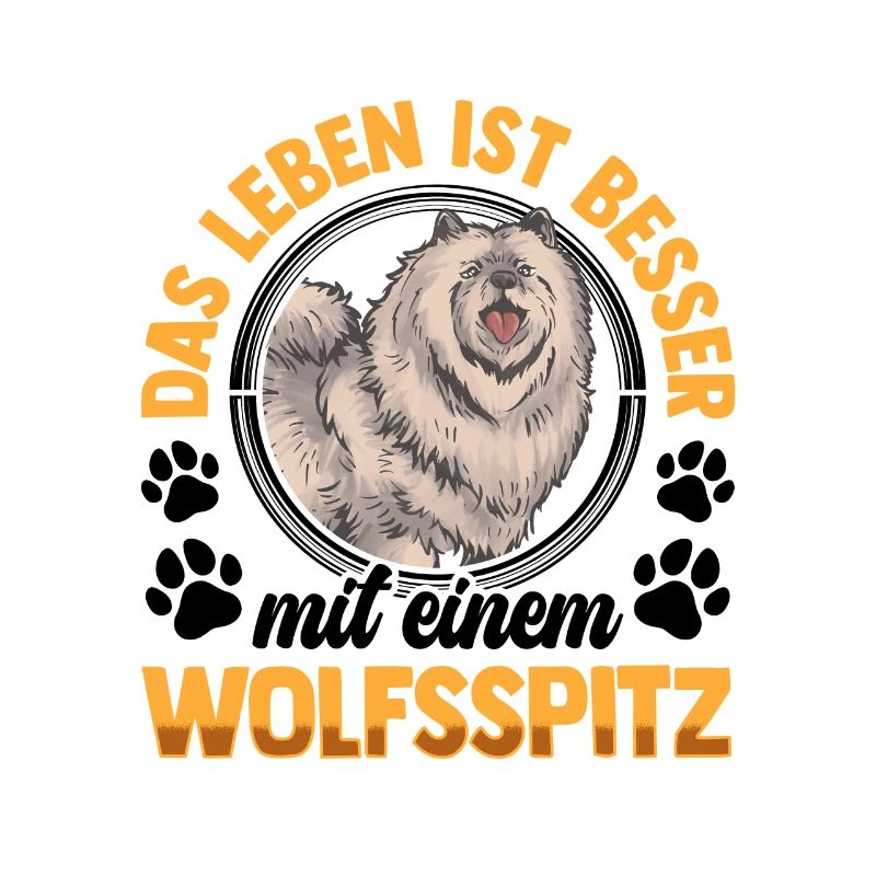 Leben mit Wolfsspitz Deutscher Keeshond