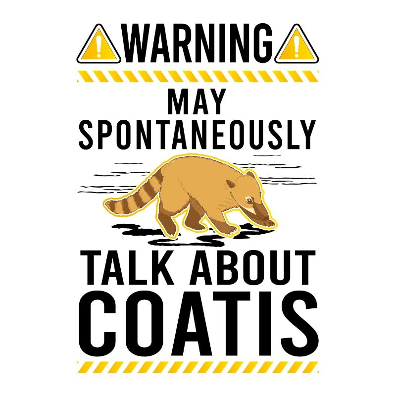 Warning coati proboscis Coati