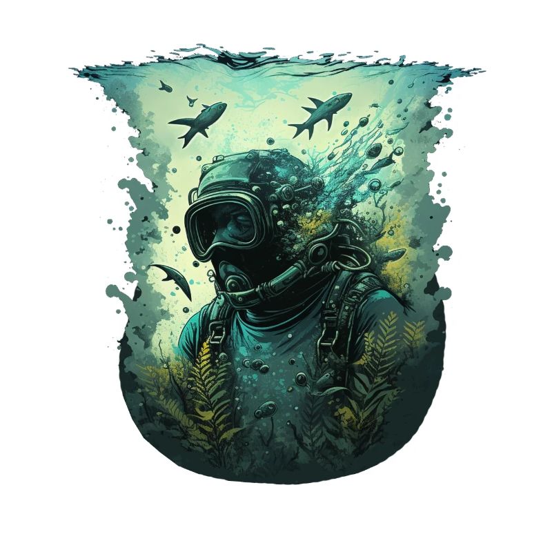Divers underwater