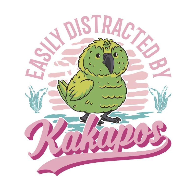 Easily distracted by Kakapos