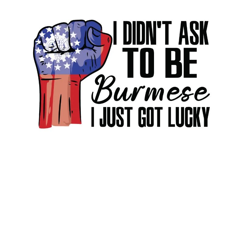 Fierté birmane cultivée drapeau birman