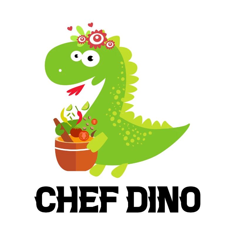 Chef Dino Kitchen Cook & Dinosaur Lover Restaurant