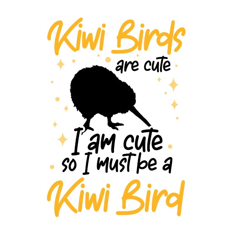 Ich bin ein Kiwi Vogel Neuseeland