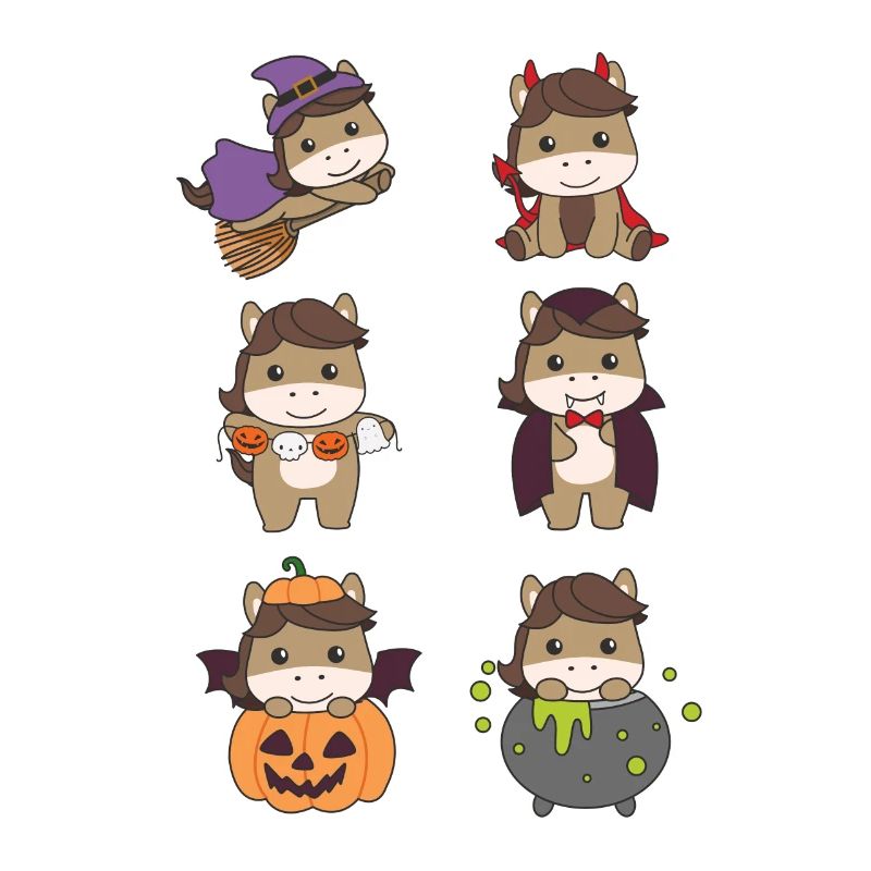 Cheval Halloween Devil Pumpkin Vampire Costume