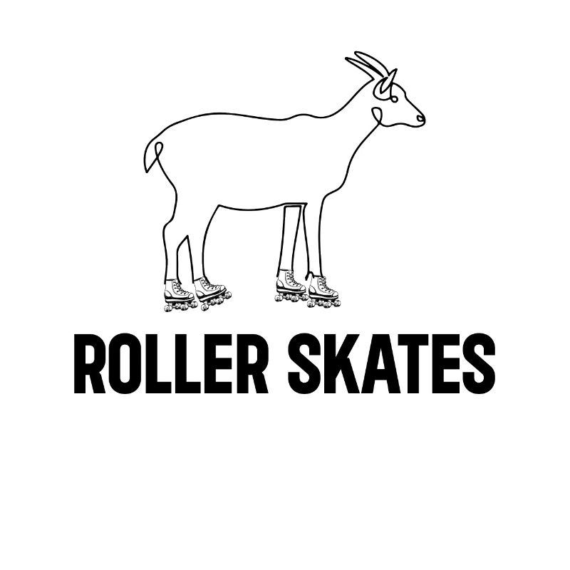 Roller Skating Goat Roller Skates