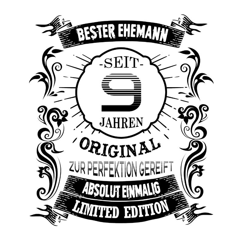 9 Hochzeitstag Seit 9 Jahren Keramikhochzeit Ehe