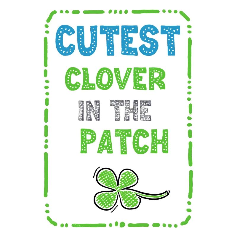 Le trèfle le plus mignon sur le chemin Shamrock Kleeblatt