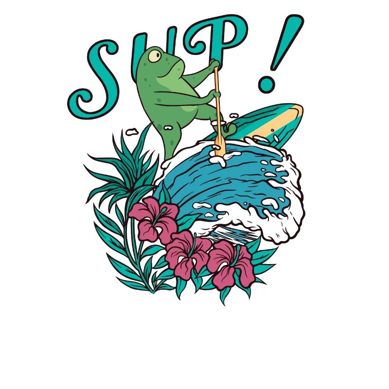SUP paddle Stand Up Paddle Frog surfing