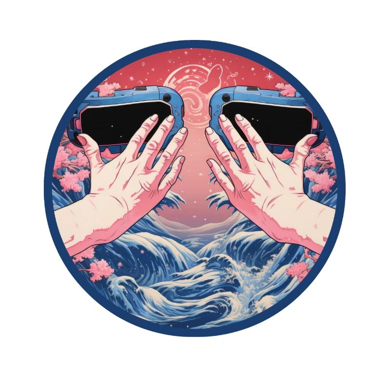 Réalité Virtuelle Ukiyo e Vaporwave Esthétique Indie