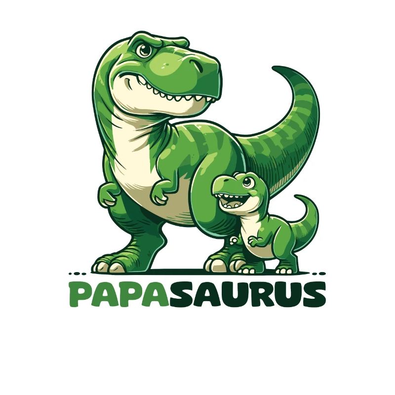 Papasaurus Vatertag bester Papa T-Rex Dinosaurier