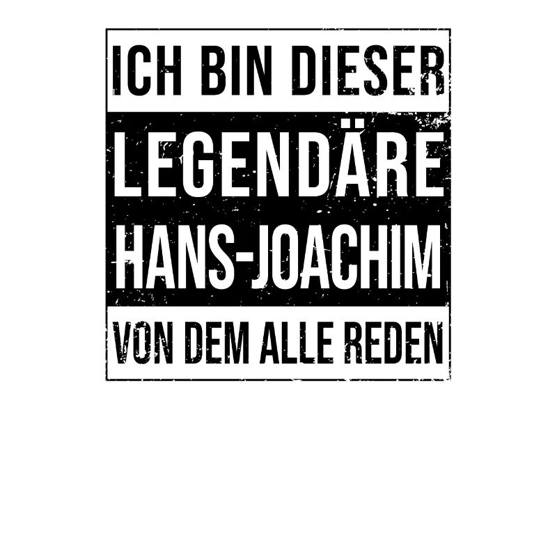 I'm this legendary for Hans-Joachim