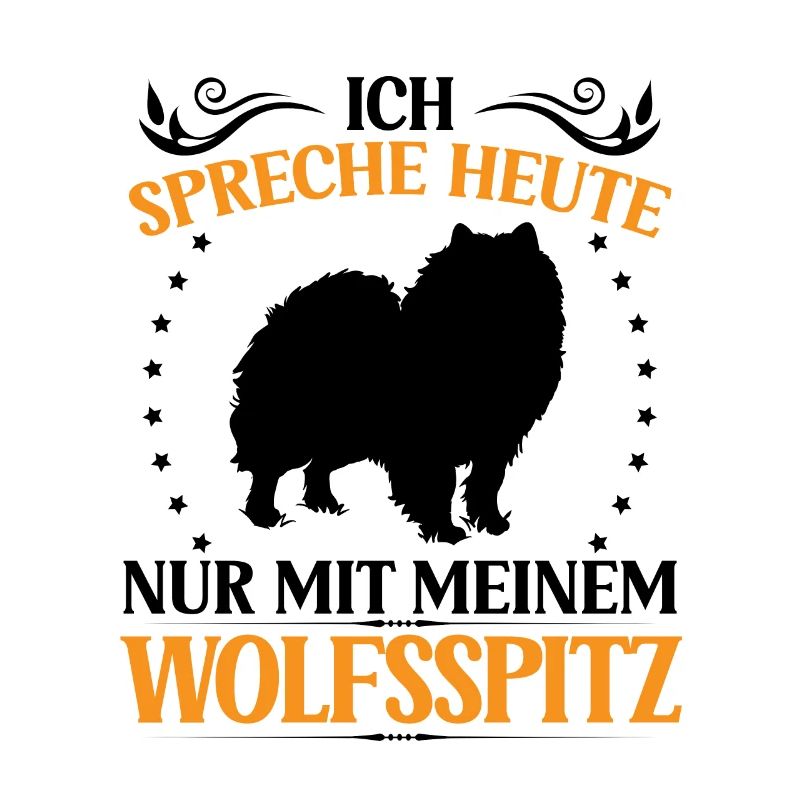 Wolfspitz Ne parlez qu’à Keeshond