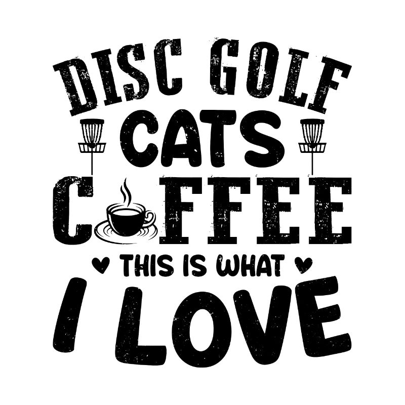 Disc Golf Cats Café C’est ce que j’aime - Disc G