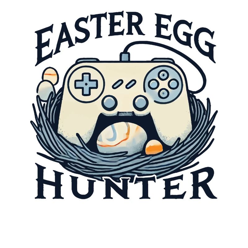 Easter Egg Jäger Gaming Controller Kunst
