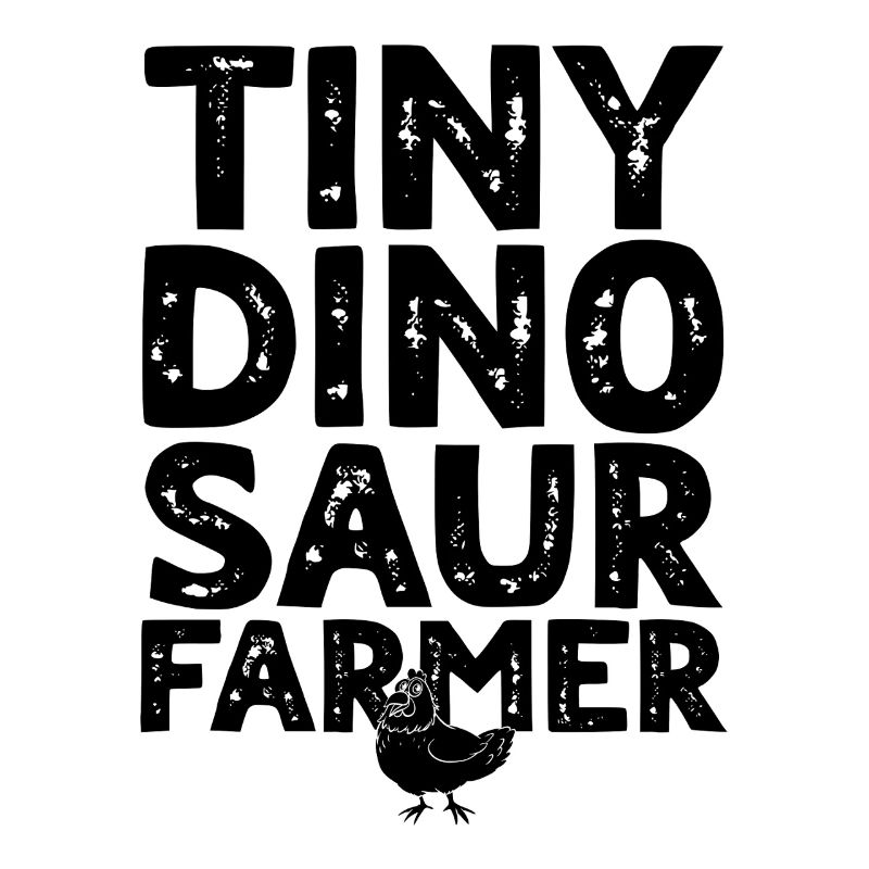 Dinosaur Funny Dino Farmer - Tiny Dinosaur farmer