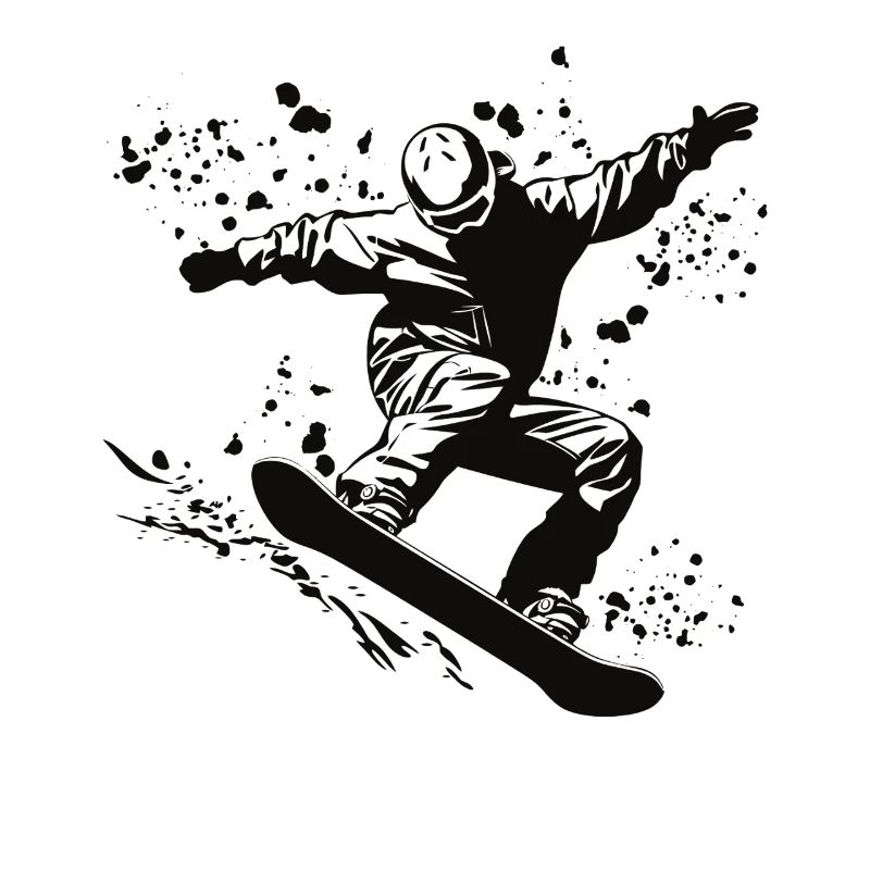 Snowboarder Snowboarding Snowboard