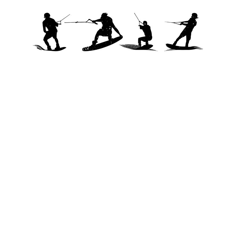 Wakeboarding Silhouette Wakeboarder Silhouette