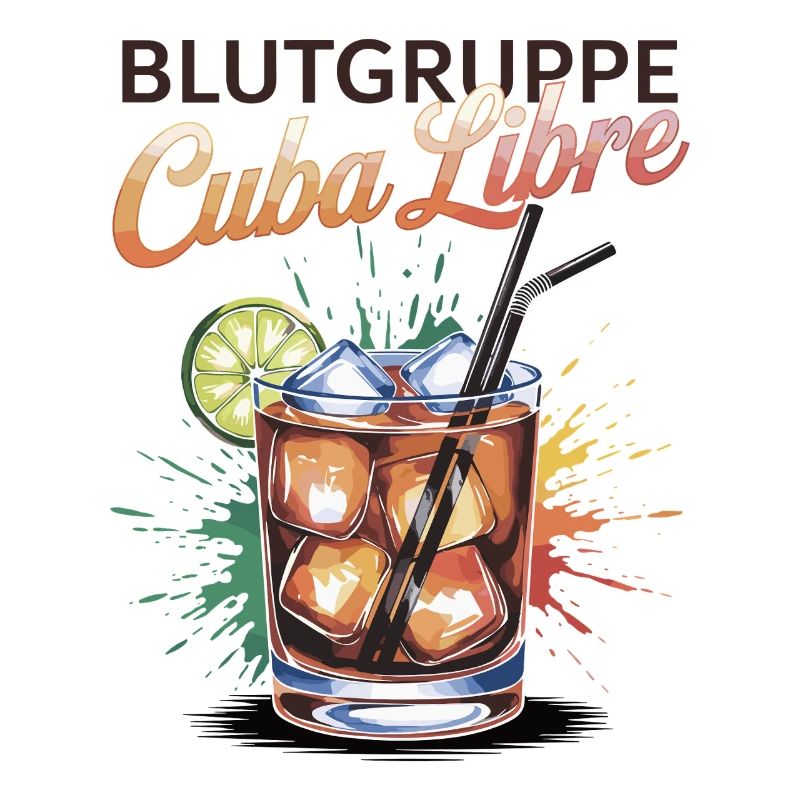 Blood Type Cuba Libre Cocktail Bartender