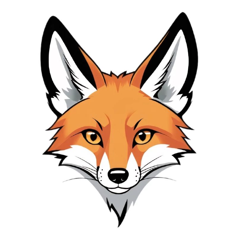 Fox Head Illustration