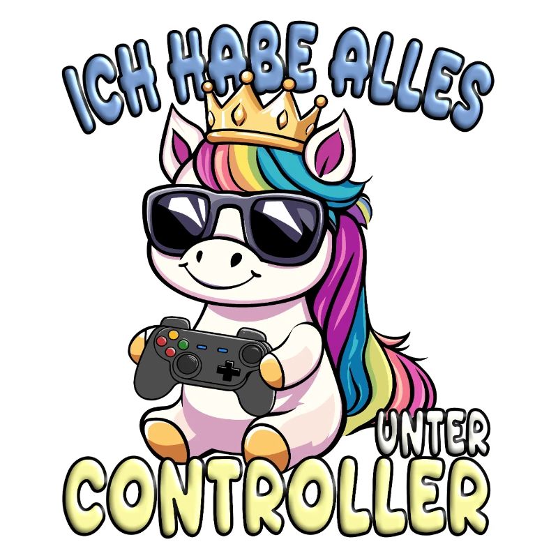 Unicorn crown controller gaming