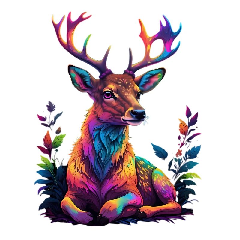 Dazzling Deer Portrait
