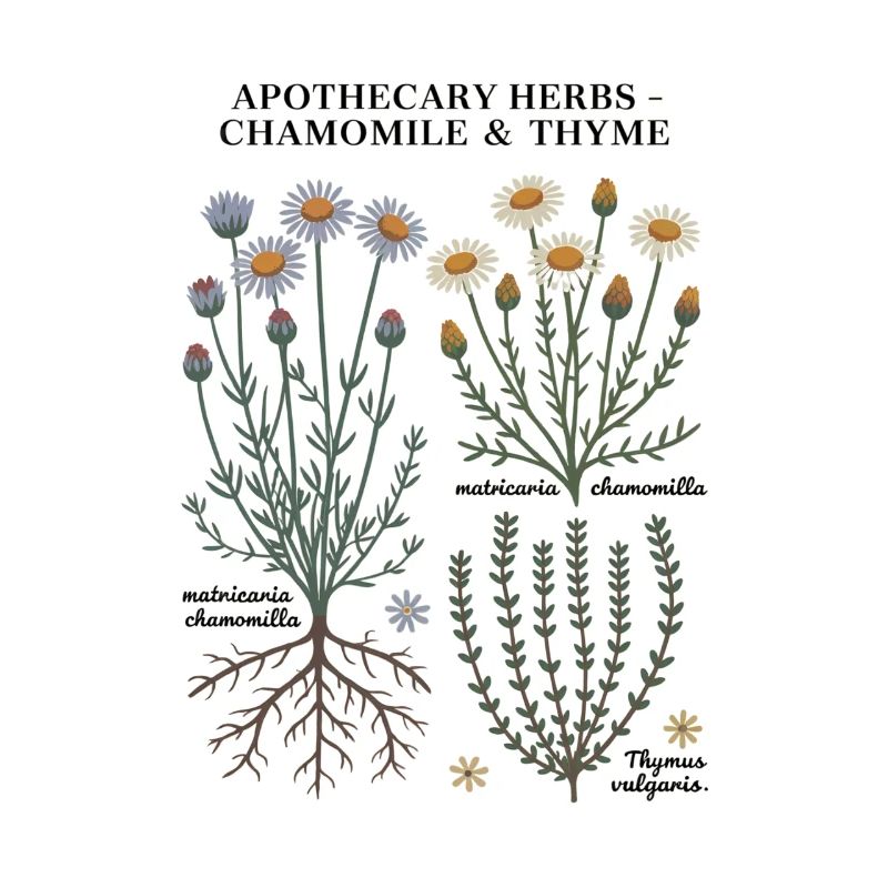 Apothecary Herbs – Chamomile & Thyme
