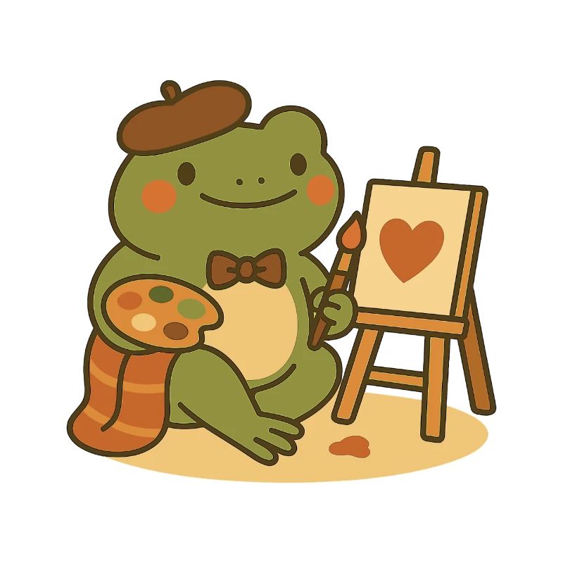 Painter Frog – Creative & Heartfelt