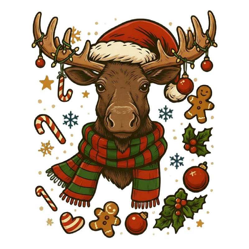 L’orignal à Noël