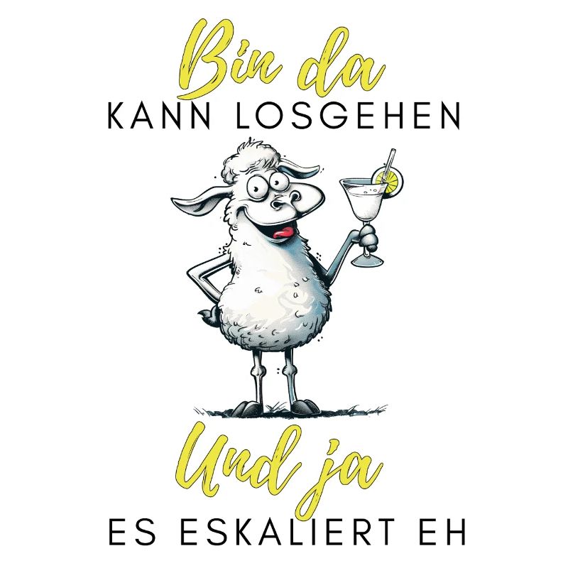 Bin da Und ja Partyschaf