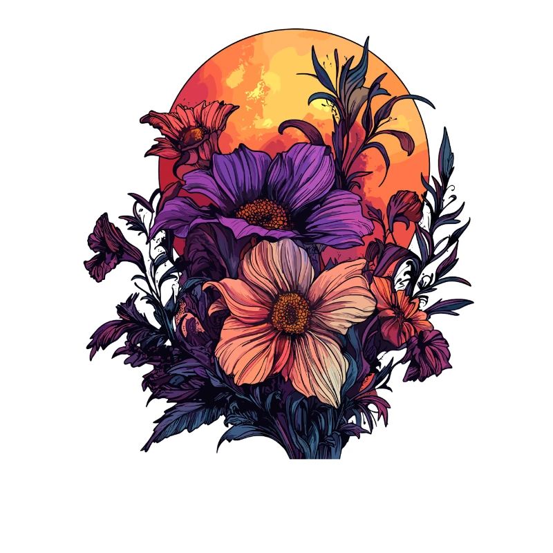 Sun Circle Floral Splendour