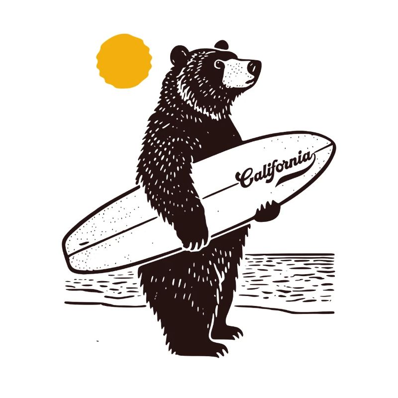 California Surf Bear