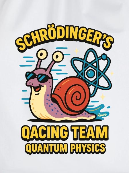Schrödinger's Qacing Team Quantum Physics Schnecke