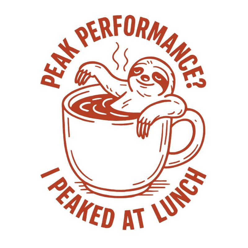 Maximum performance at lunchtime | Burnout Joke