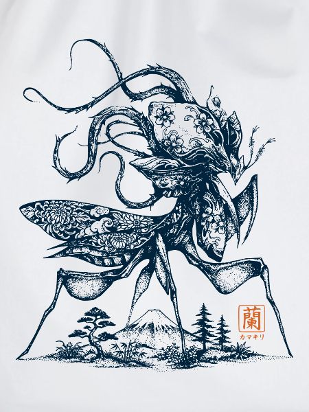 Orchideenmantis Mount Fuji