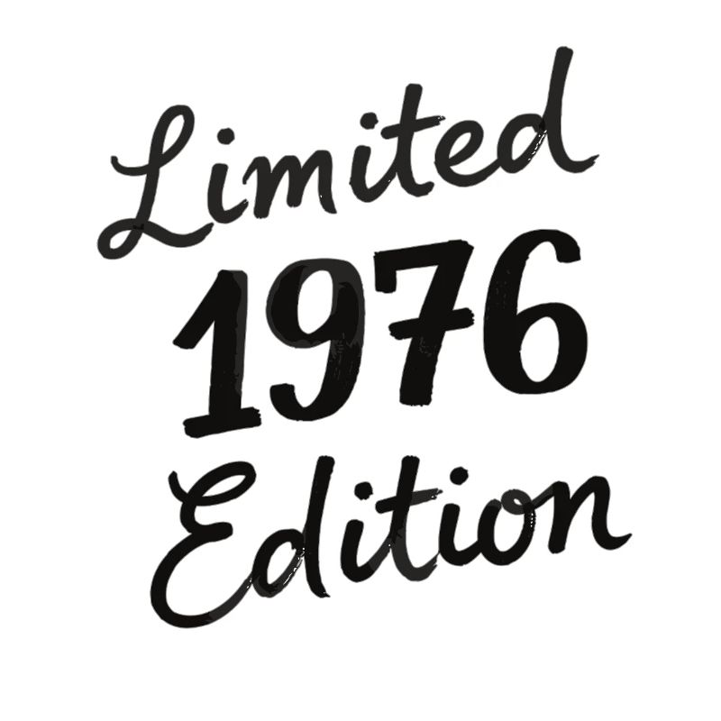 Édition Script Anniversaire Vintage 1976