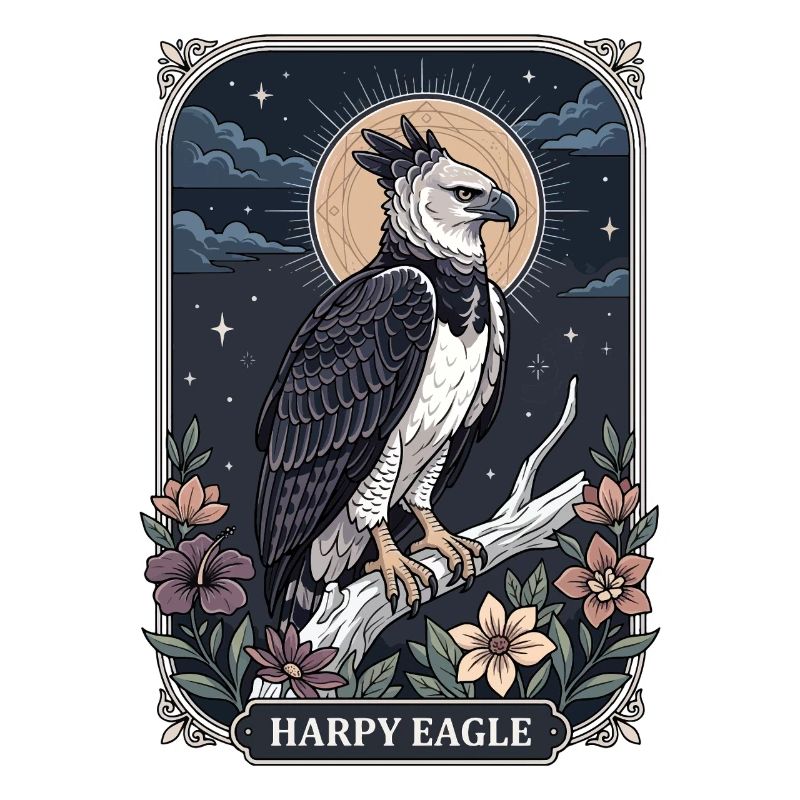 Harpy Eagle Tarot Card