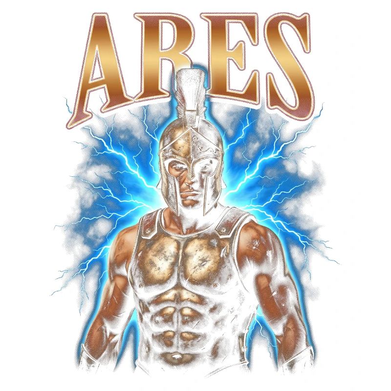 Ares Krieger mit Blitz