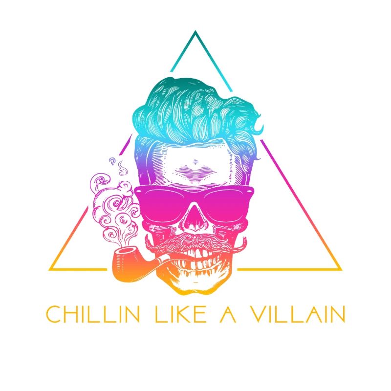 Totenschädel mit Sonnenbrille – Chillin Retro