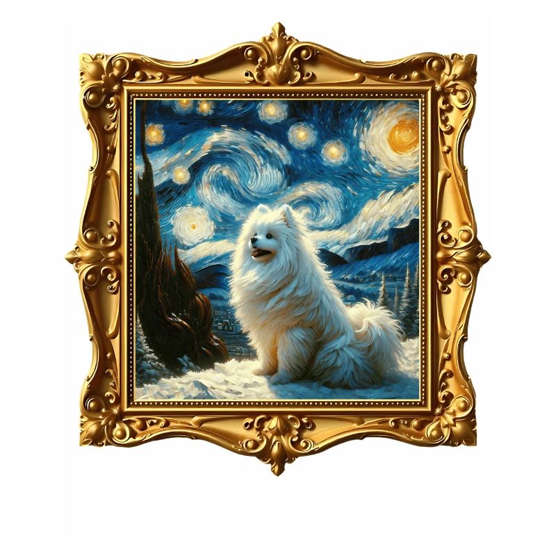 Spitz Zwergspitz Starry Night